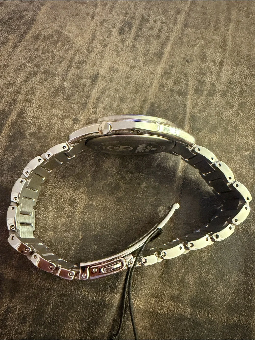 Citizen Silver Bracelet Watch with Blue and Gold Star Dial